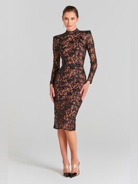 NADINE MERABI Naomi Black Dress XS